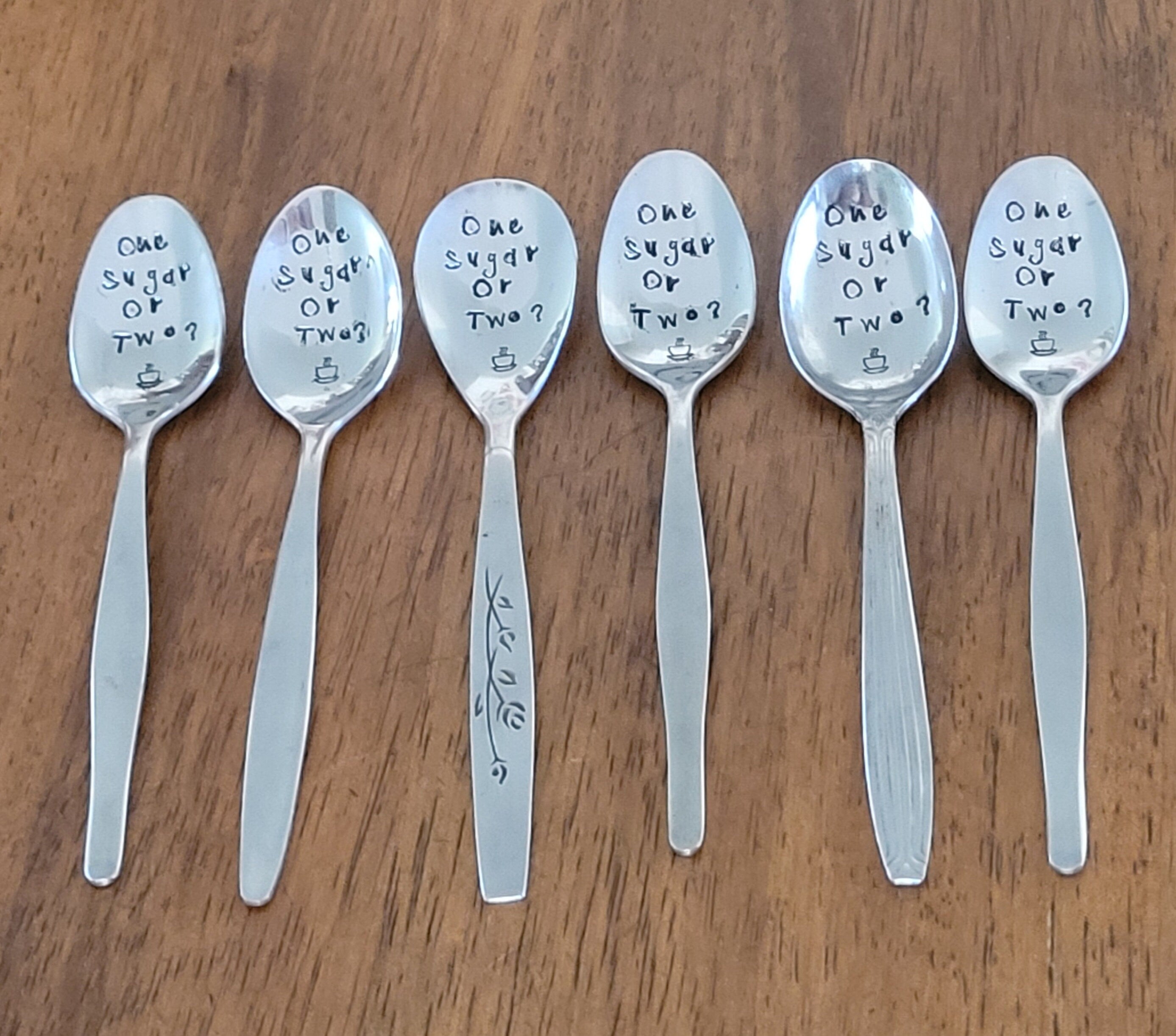 One Sugar Or Two - Quote Cutlery (Spoon)