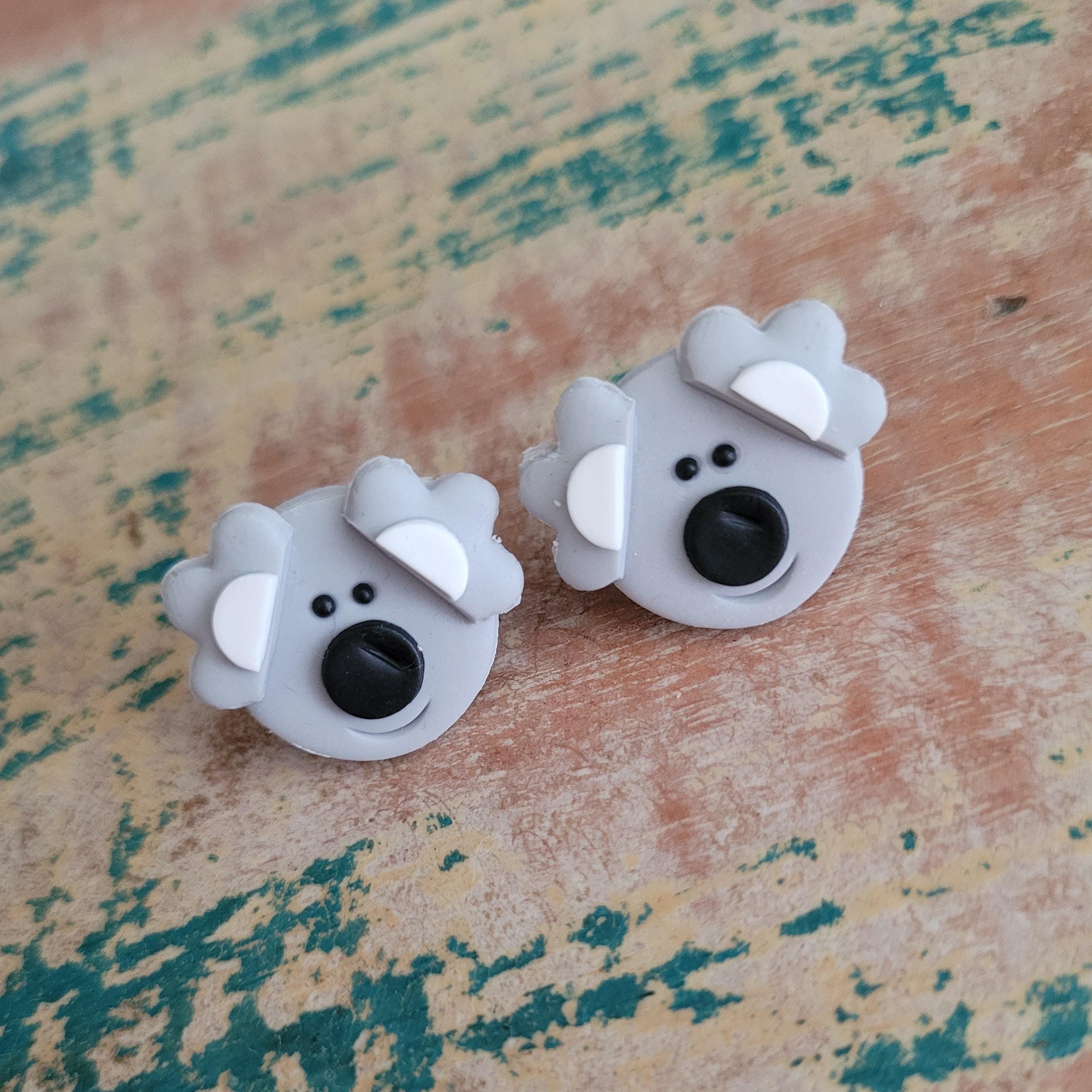 Koala stud earrings, Australian stud earrings