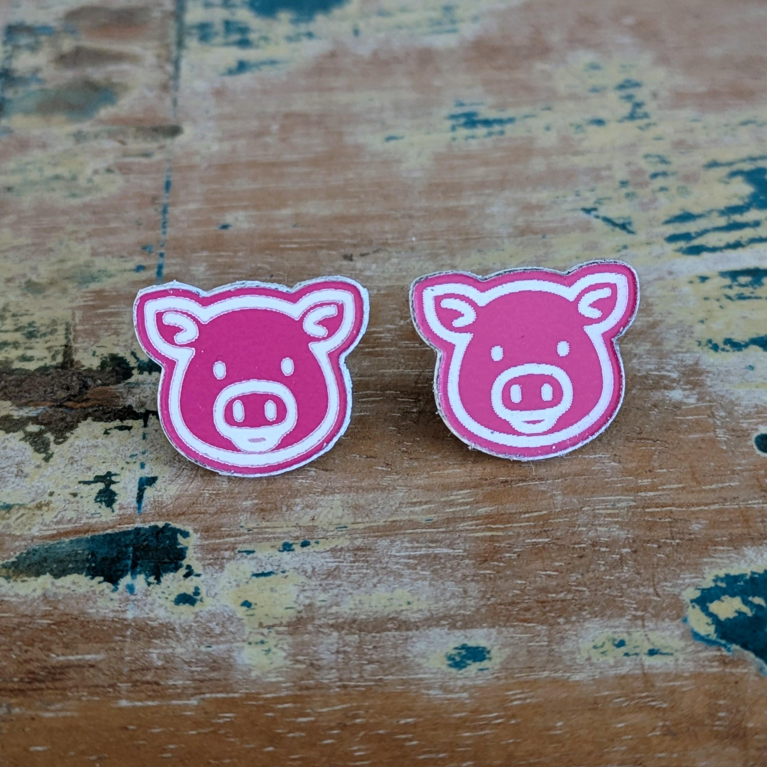 Piggy Acrylic Stud earrings