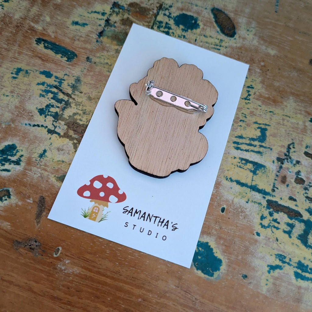 Flower Teapot Brooch