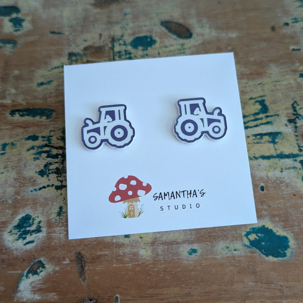 Tractor Stud Earrings