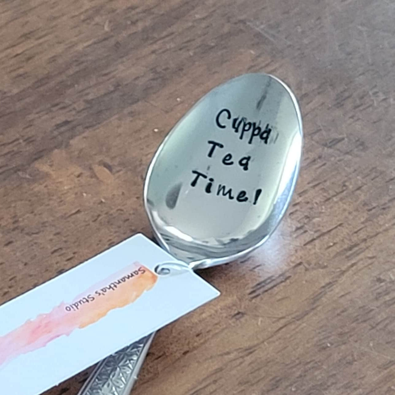 Cuppa Tea Time - Quote Cutlery (Spoon)