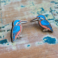 King Fisher Bird Stud earrings