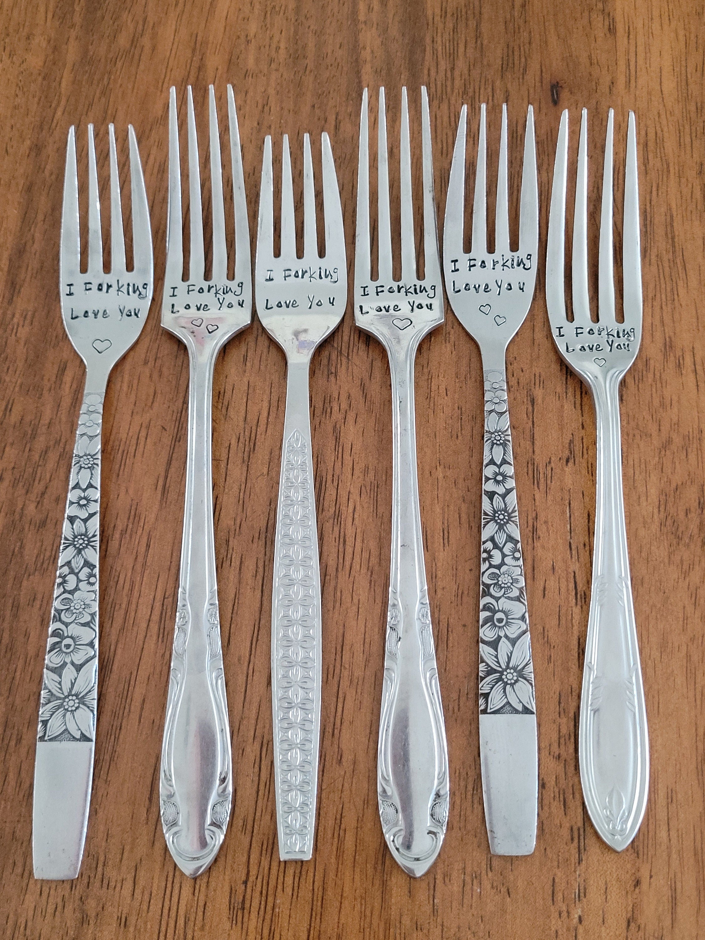 I Forking Love You - Quote Cutlery (Fork)