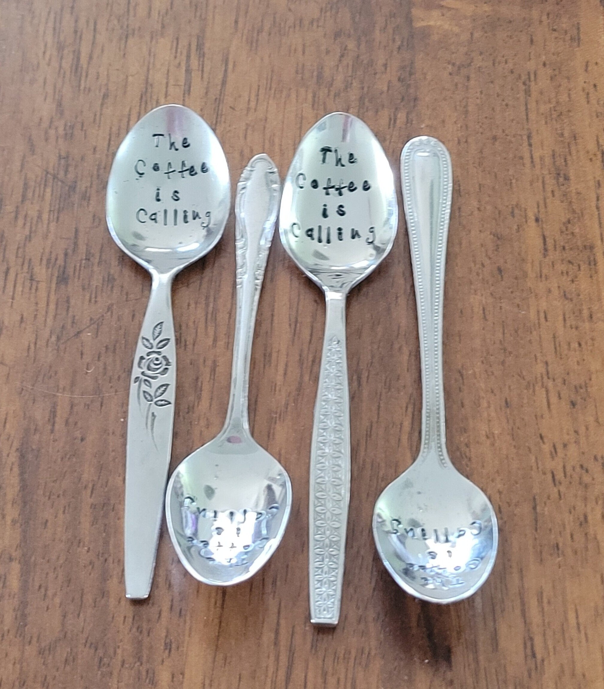 The Coffee is Calling - Quote Cutlery (Spoon)