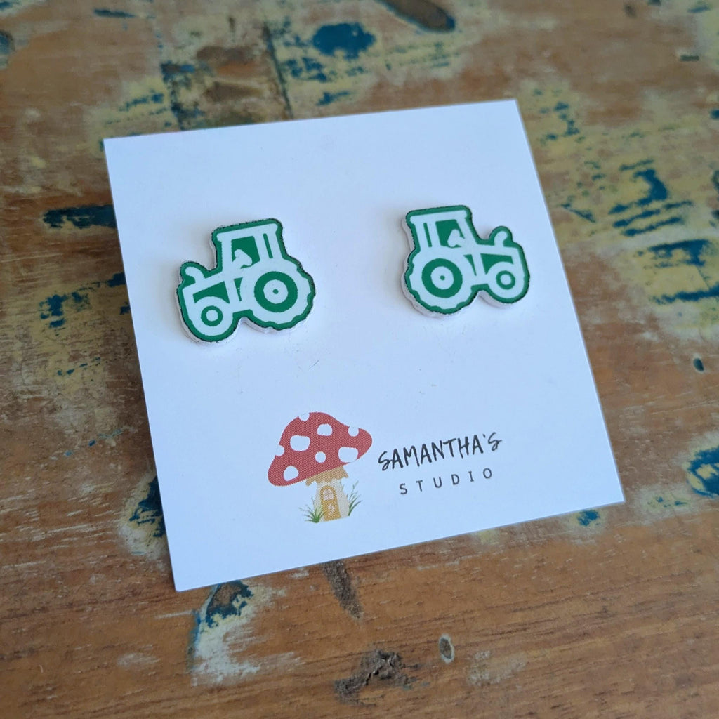 Tractor Stud Earrings