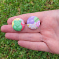 Candy Land Button Stud Earrings