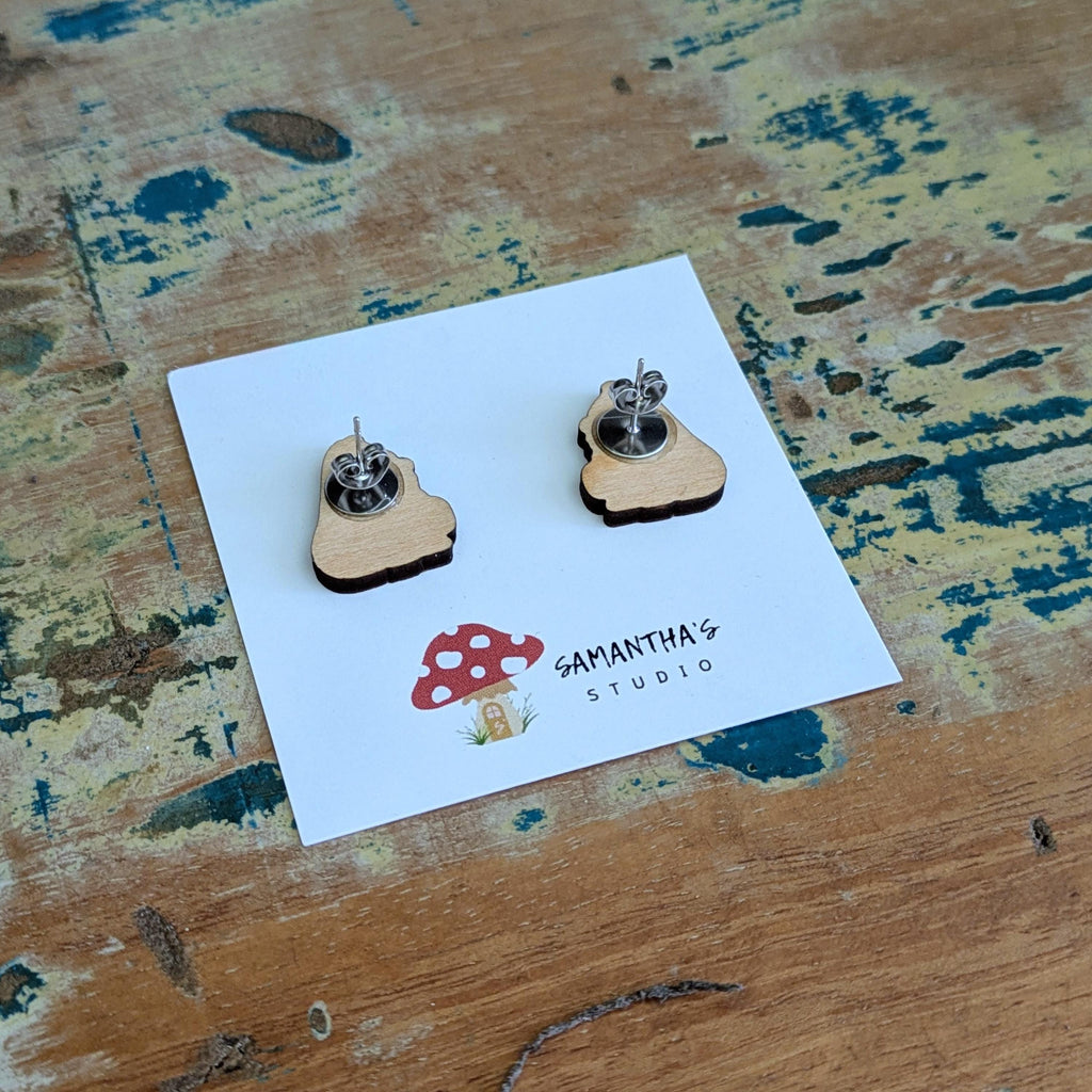 Gorilla earrings