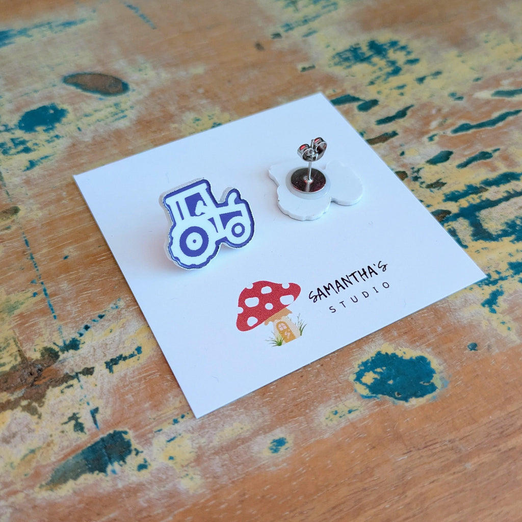 Tractor Stud Earrings