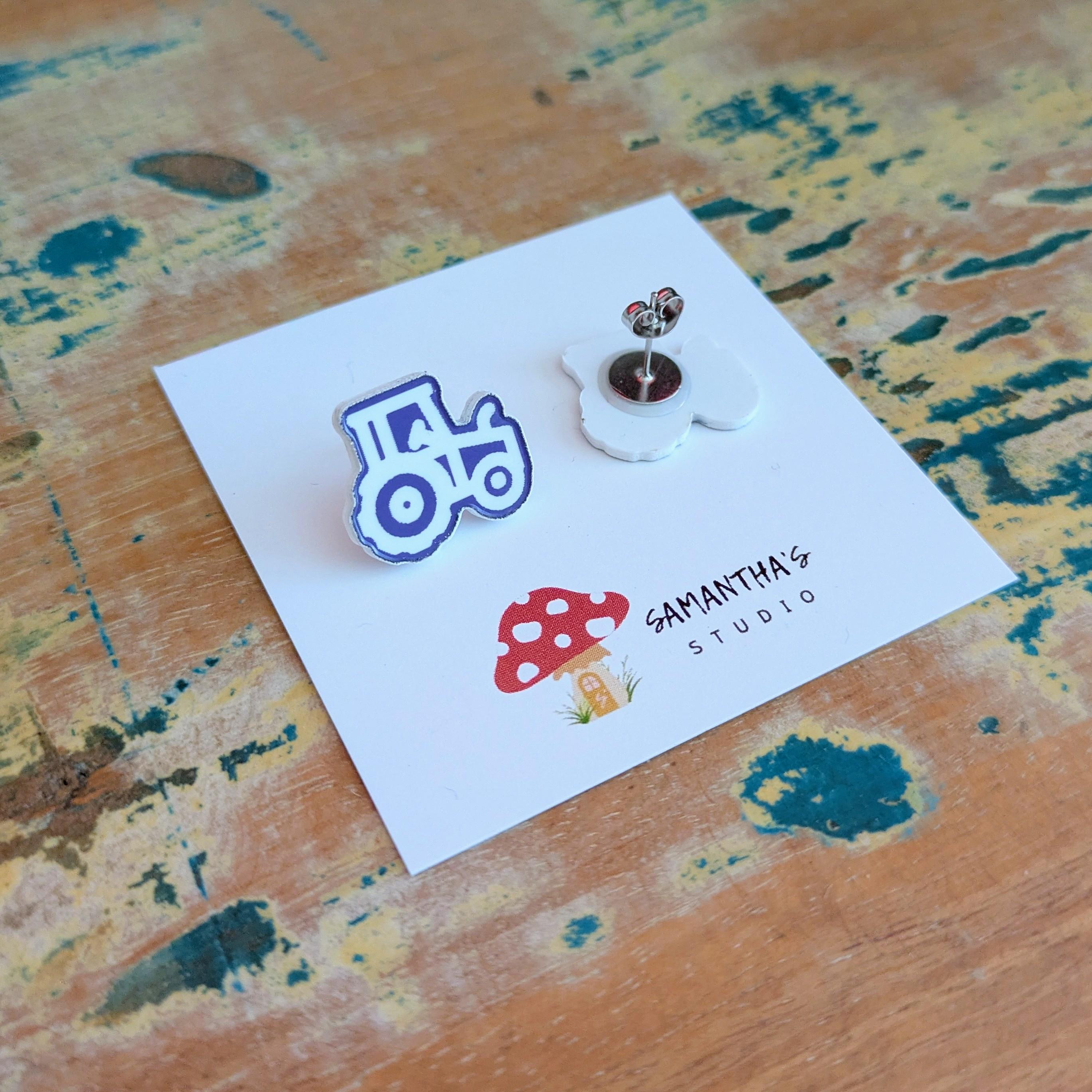 Tractor Stud Earrings