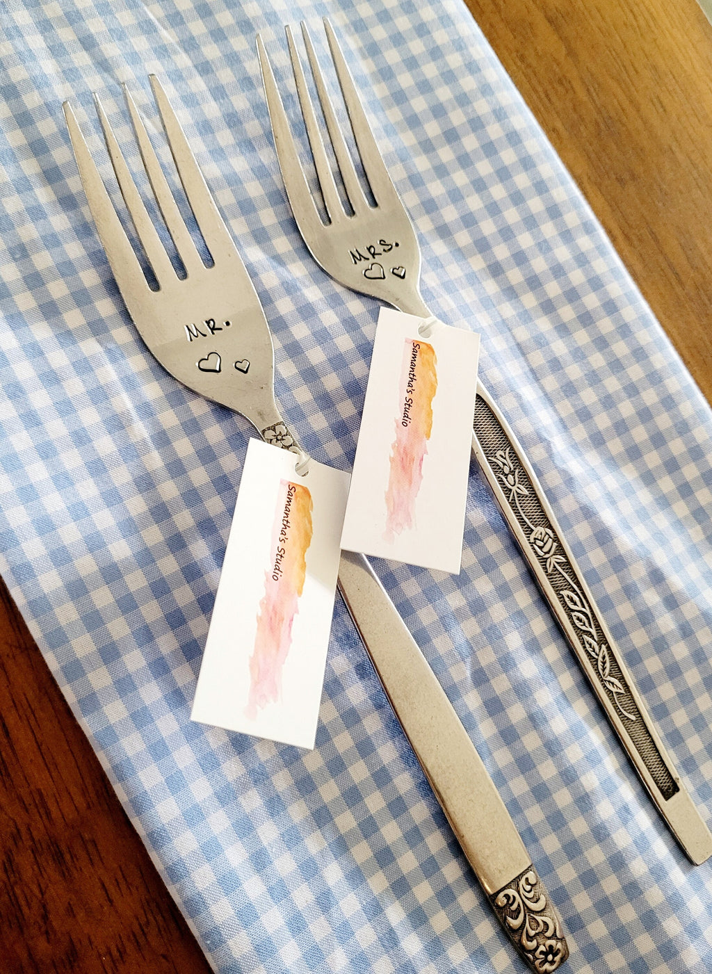 MR. & MRS. Quote Cutlery (1 x pair of forks)