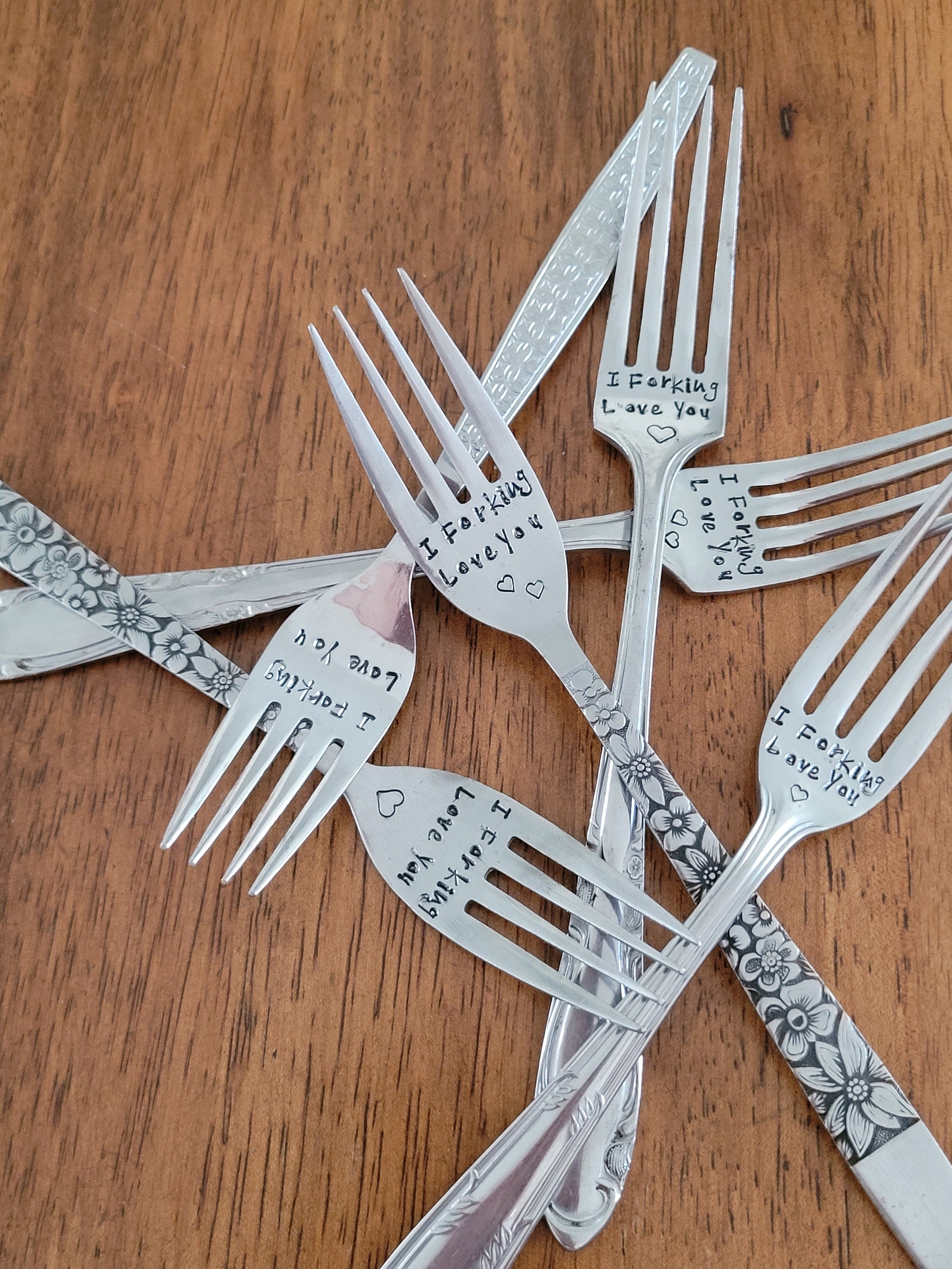 I Forking Love You - Quote Cutlery (Fork)
