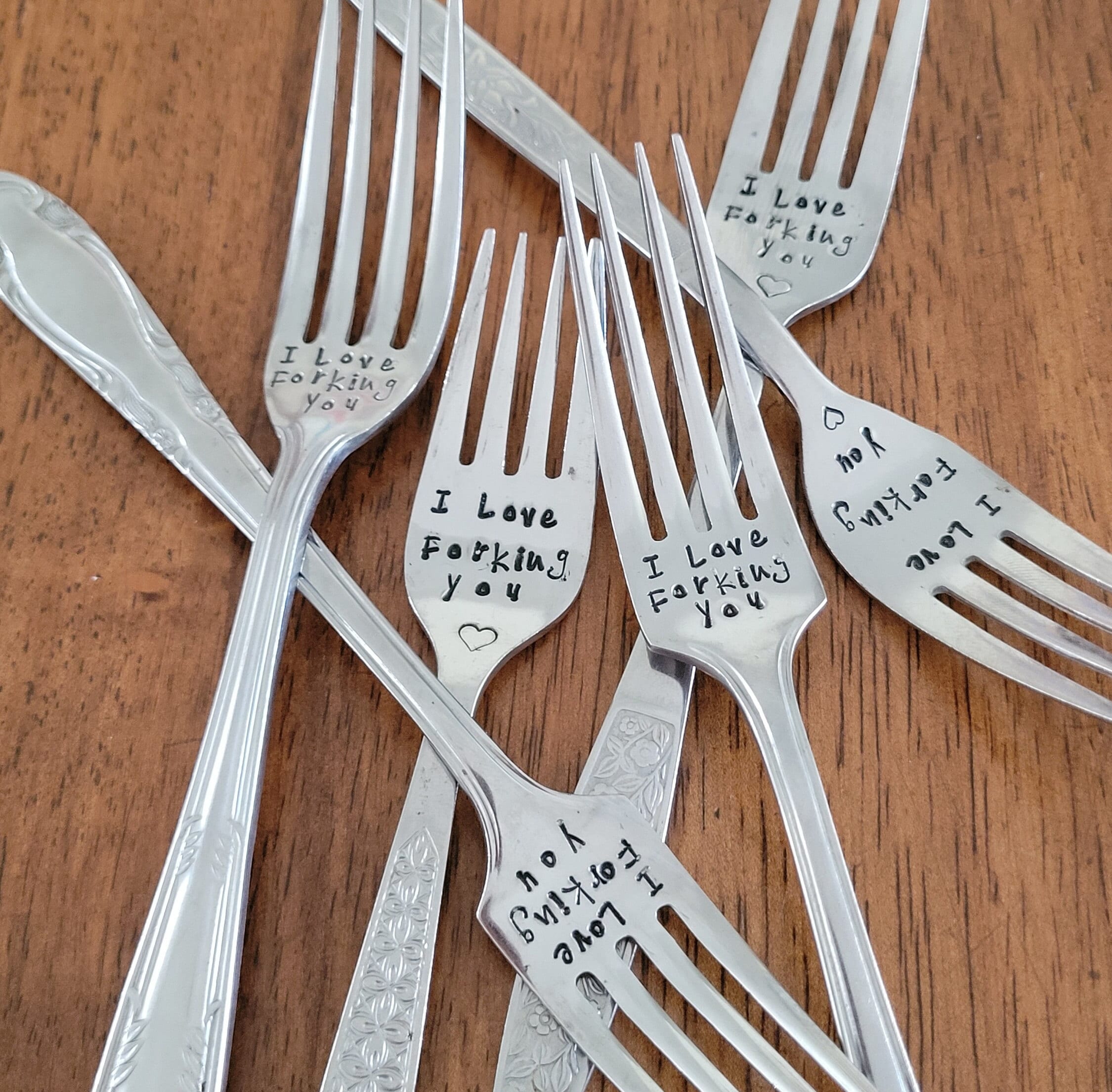I Love Forking You - Quote Cutlery (Fork)