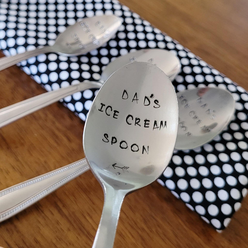 Dad's Icecream Spoon - Quote Cutlery