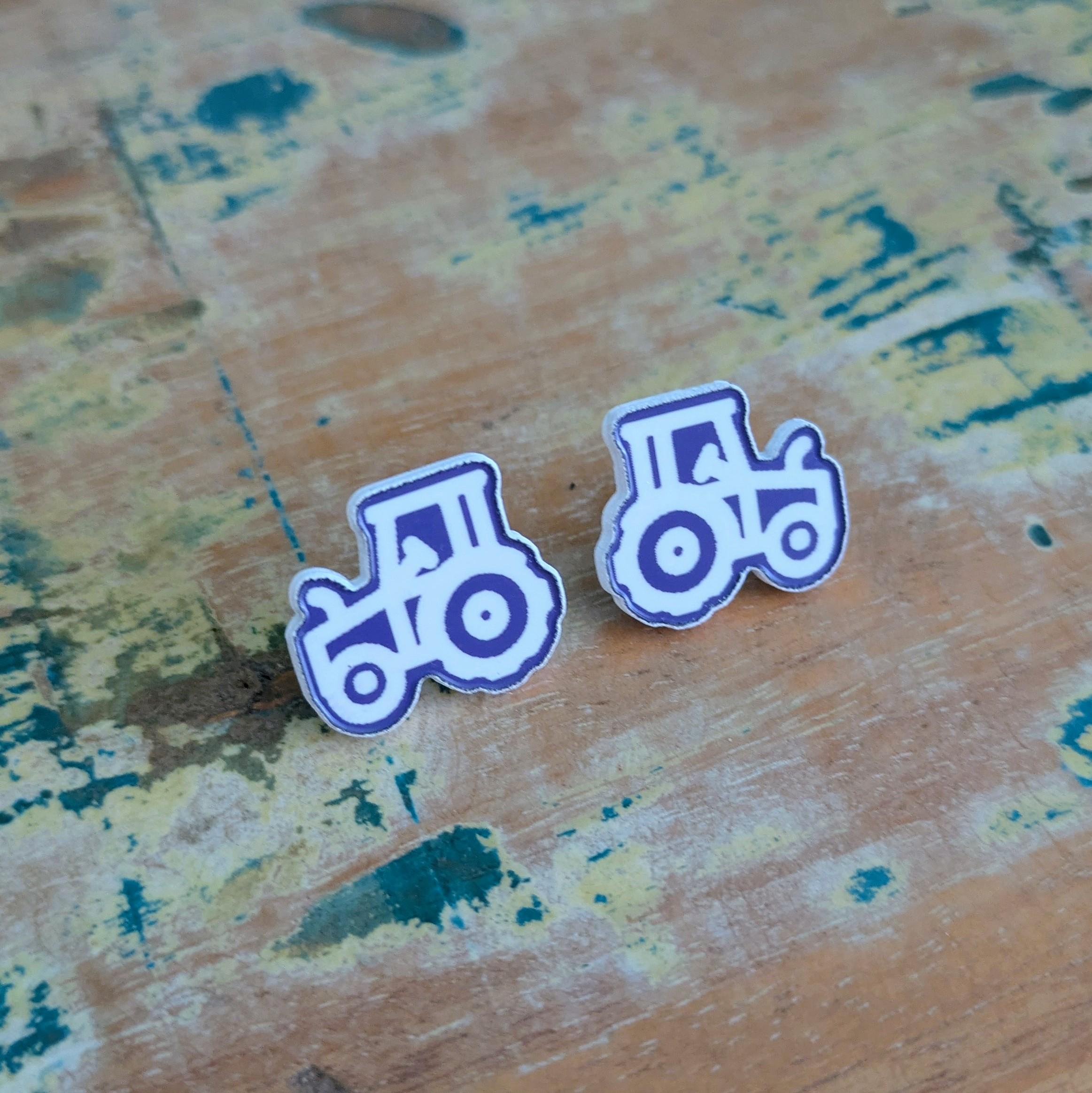 Tractor Stud Earrings
