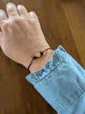 Heart Bracelet Gold, Slide adjustable country bracelet