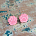 Dog Paw Print Acrylic Stud earrings