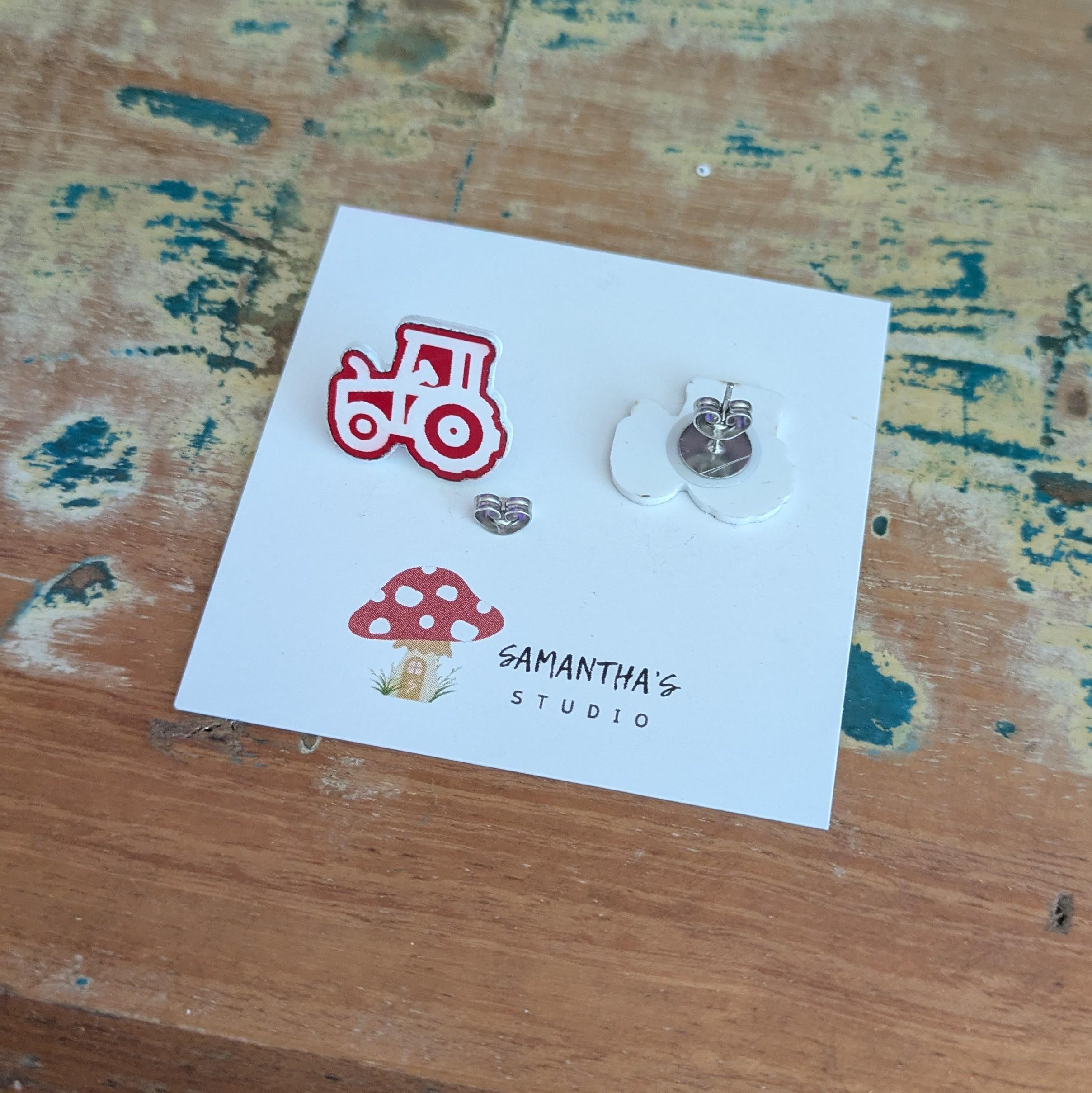 Tractor Stud Earrings