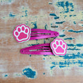 DOG PAW HAIR CLIPS