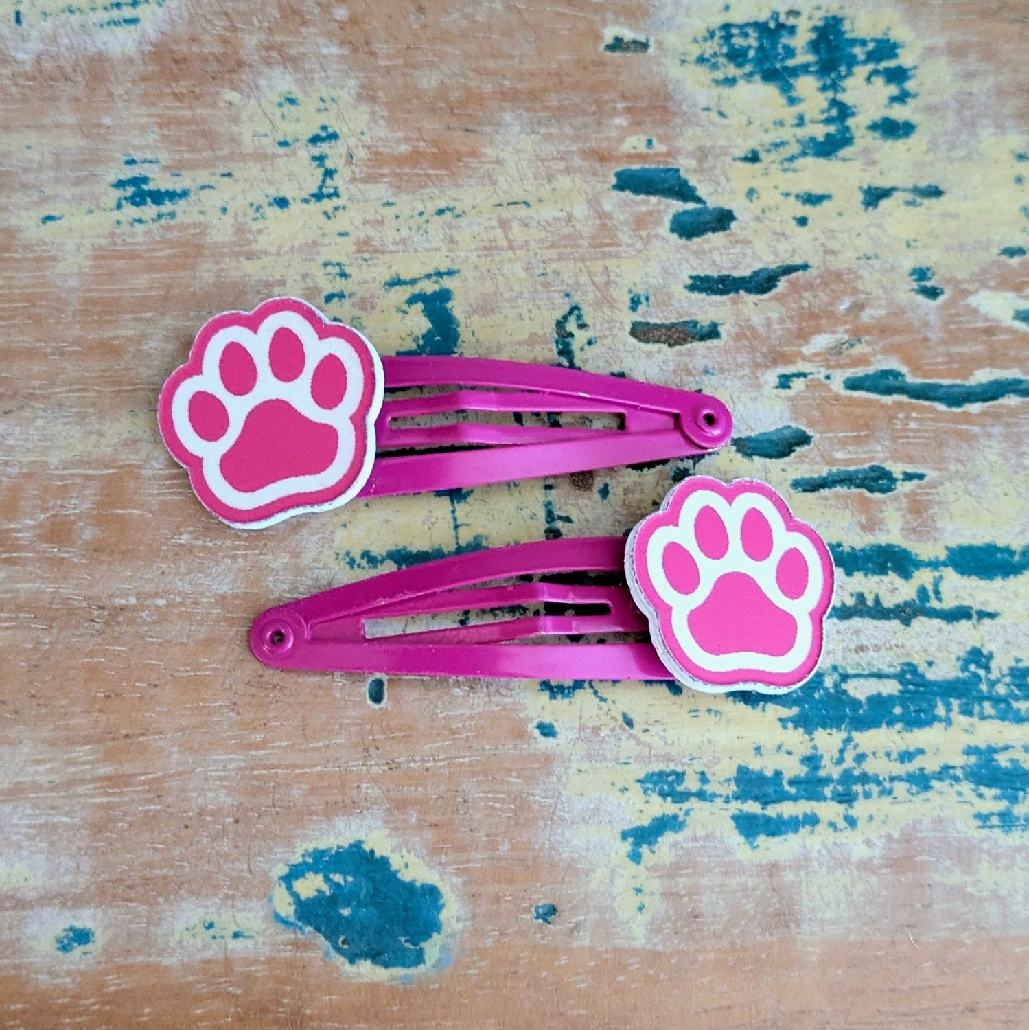 DOG PAW HAIR CLIPS