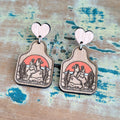 Western County Tag Dangle Earrings (Copy)