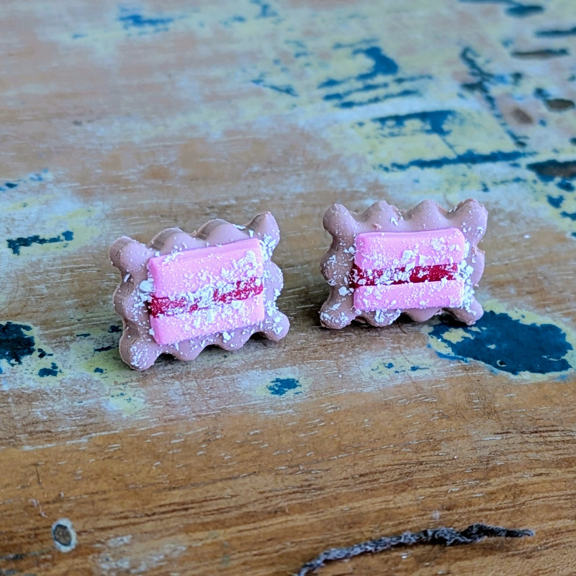 Biscuit Stud Earrings