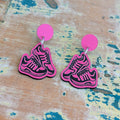 Running Acrylic Dangle Earrings