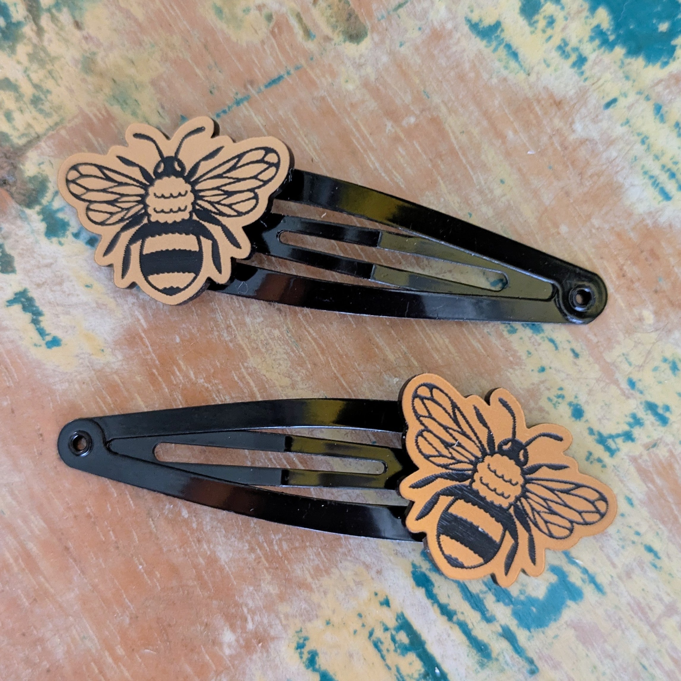 Bee Hair Clips