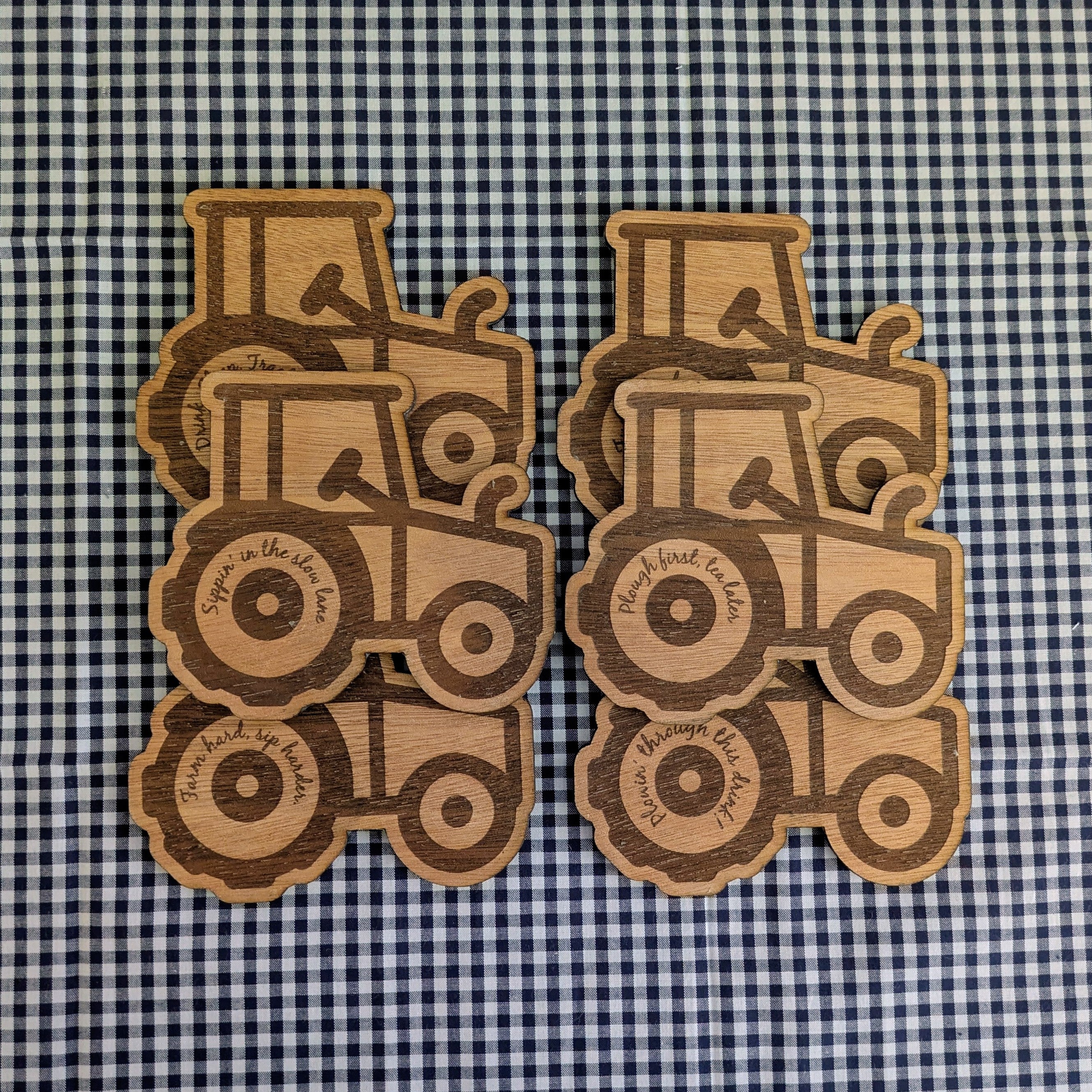Tractor Coasters