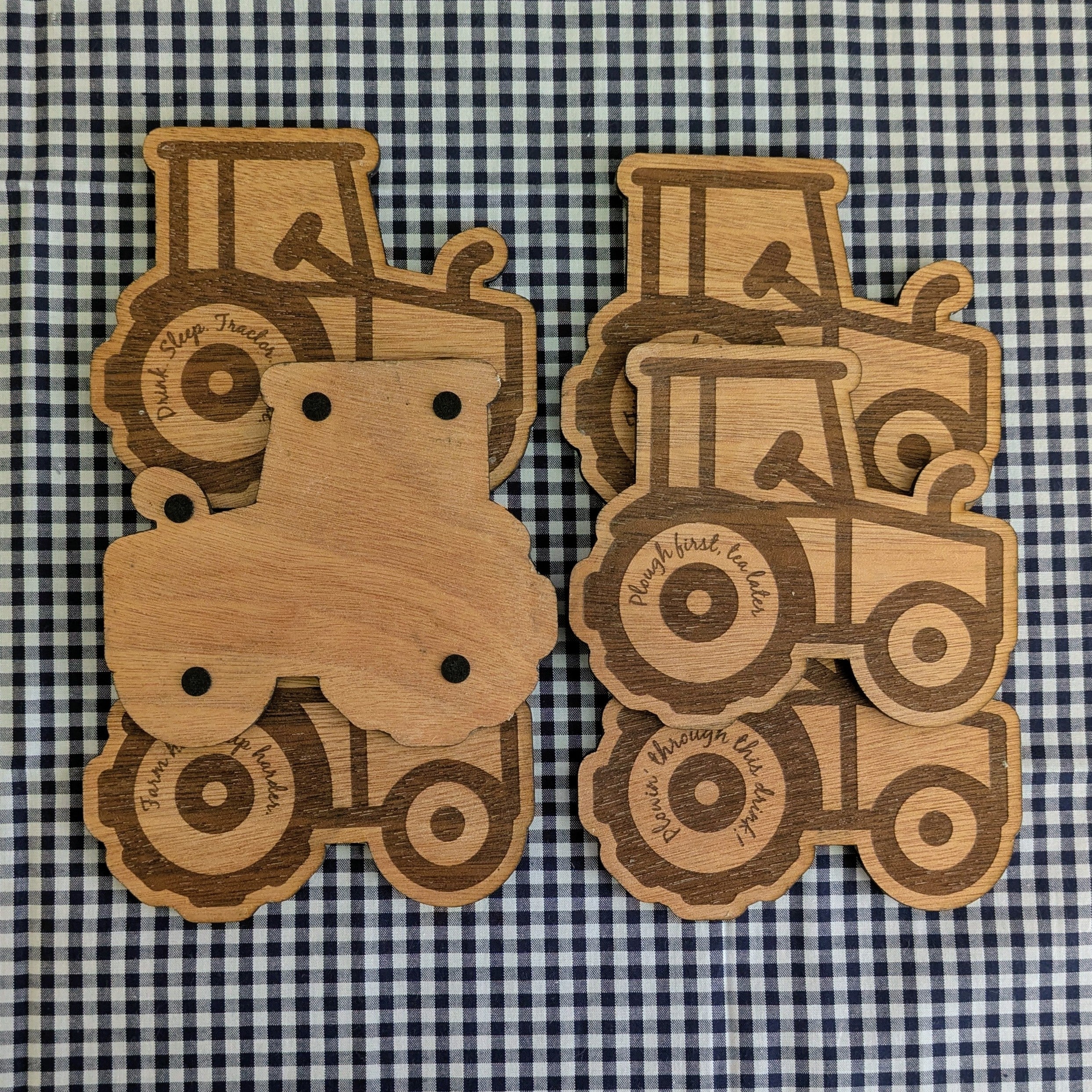 Tractor Coasters