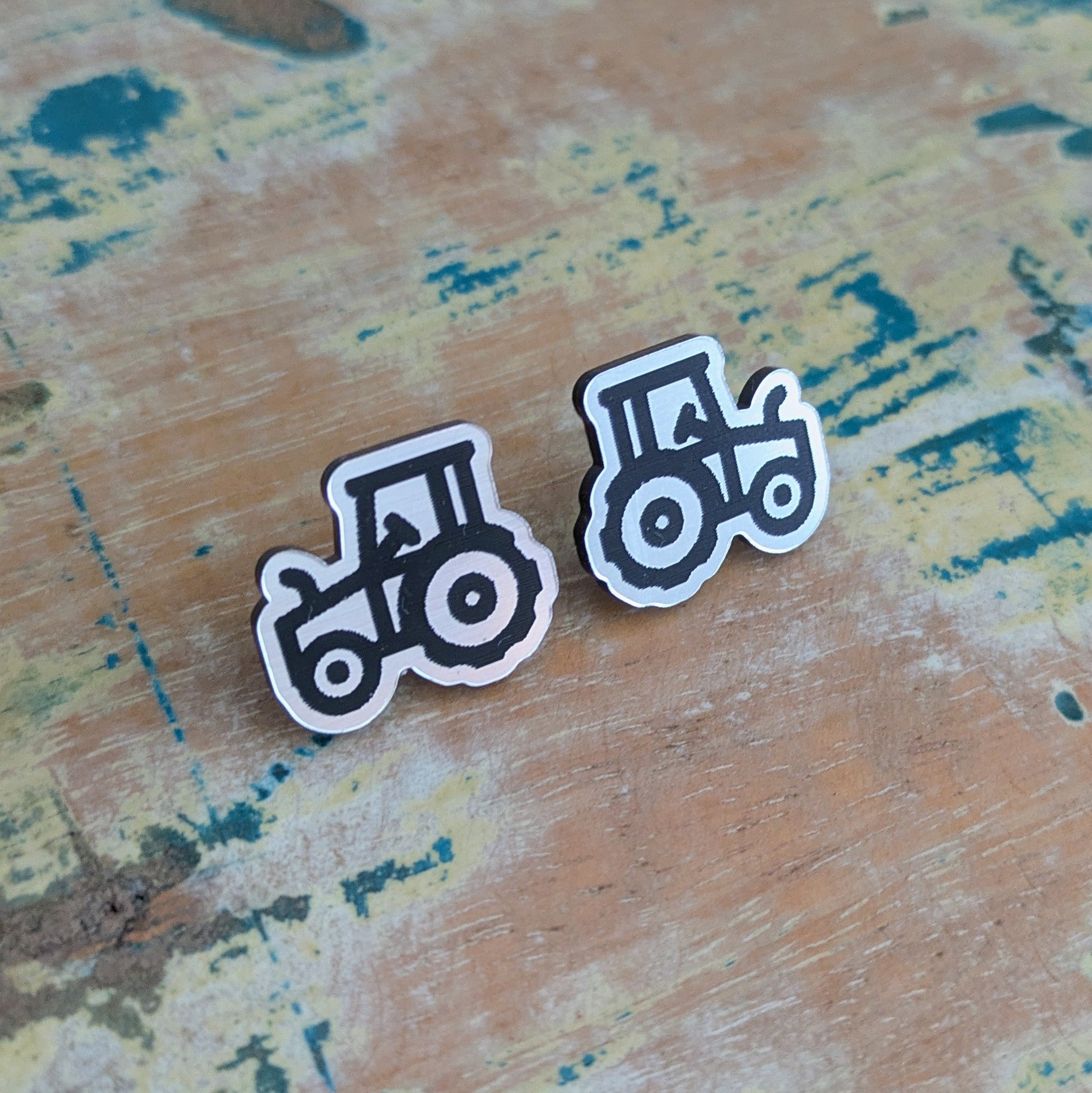 Tractor Stud Earrings