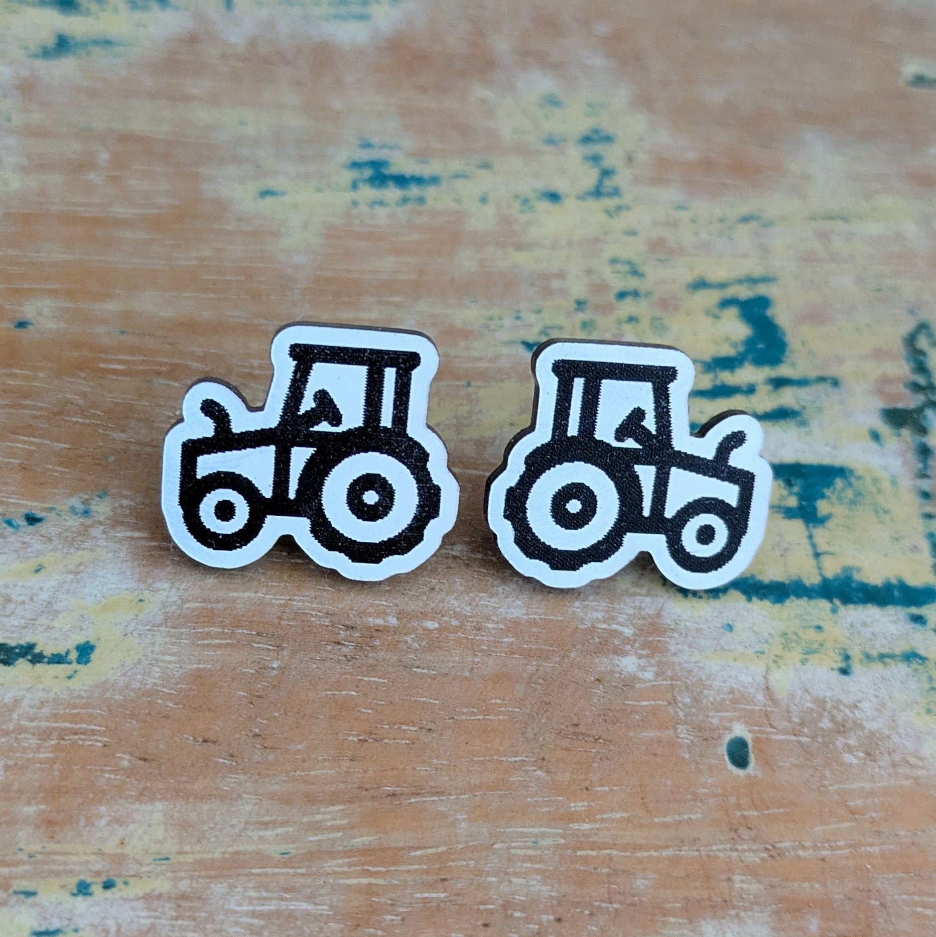 Tractor Stud Earrings