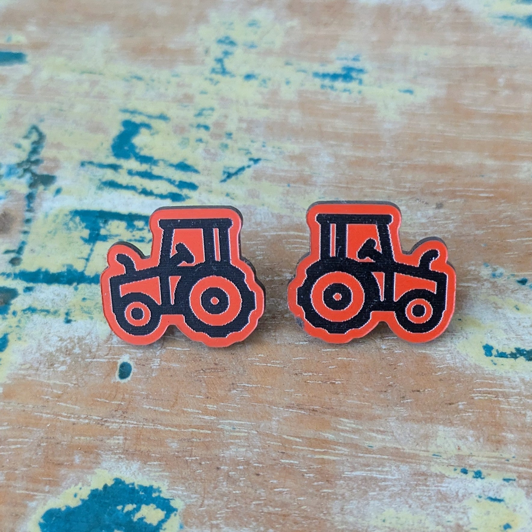 Tractor Stud Earrings