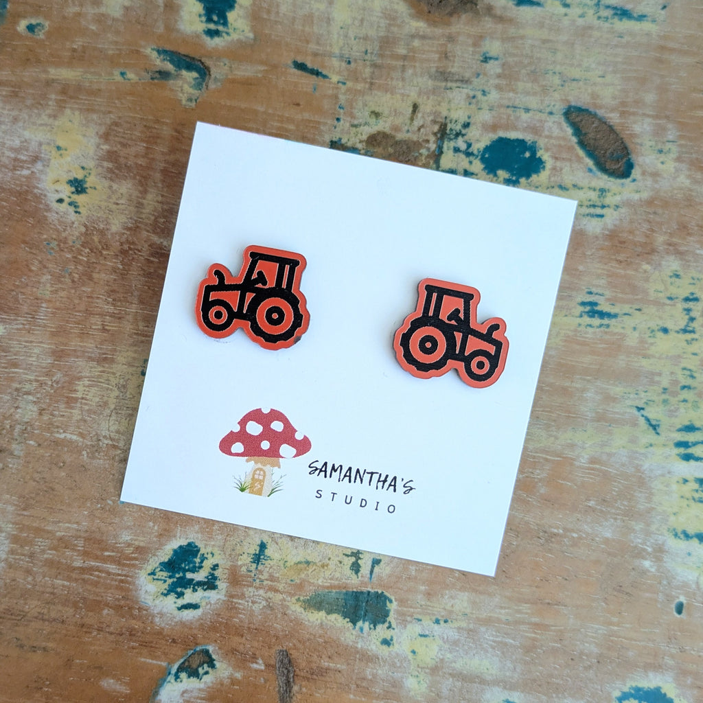 Tractor Stud Earrings