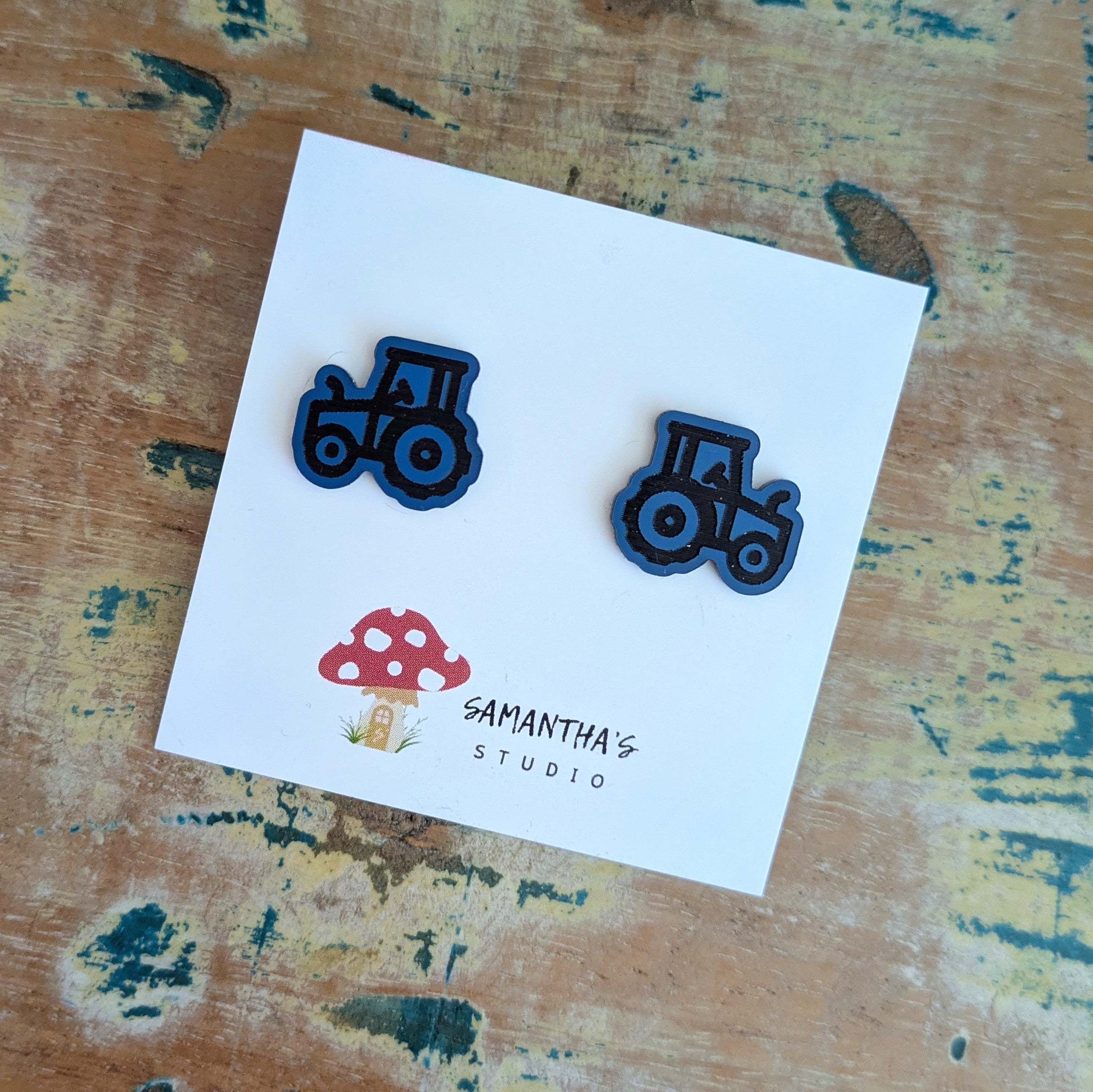 Tractor Stud Earrings