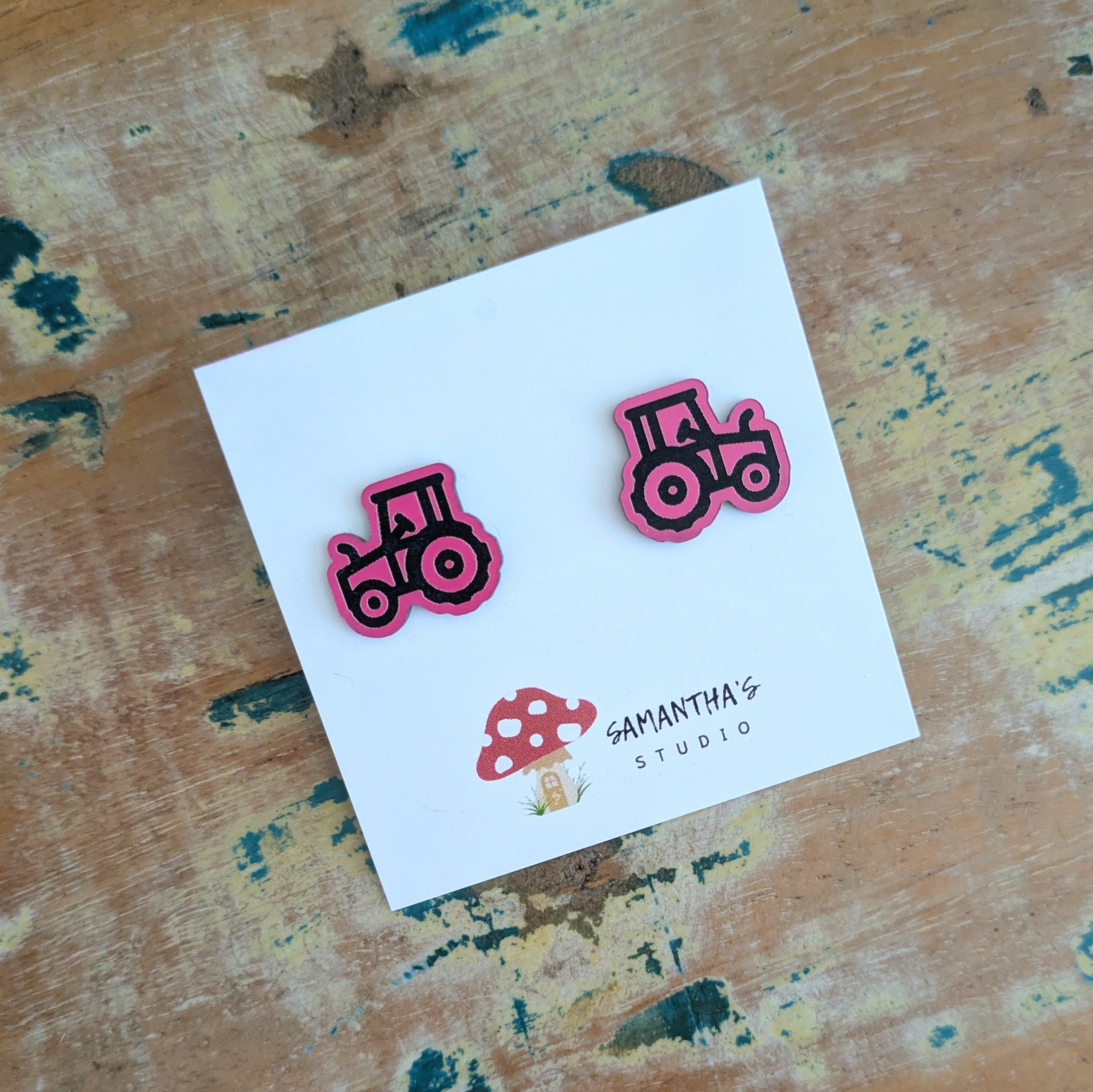 Tractor Stud Earrings