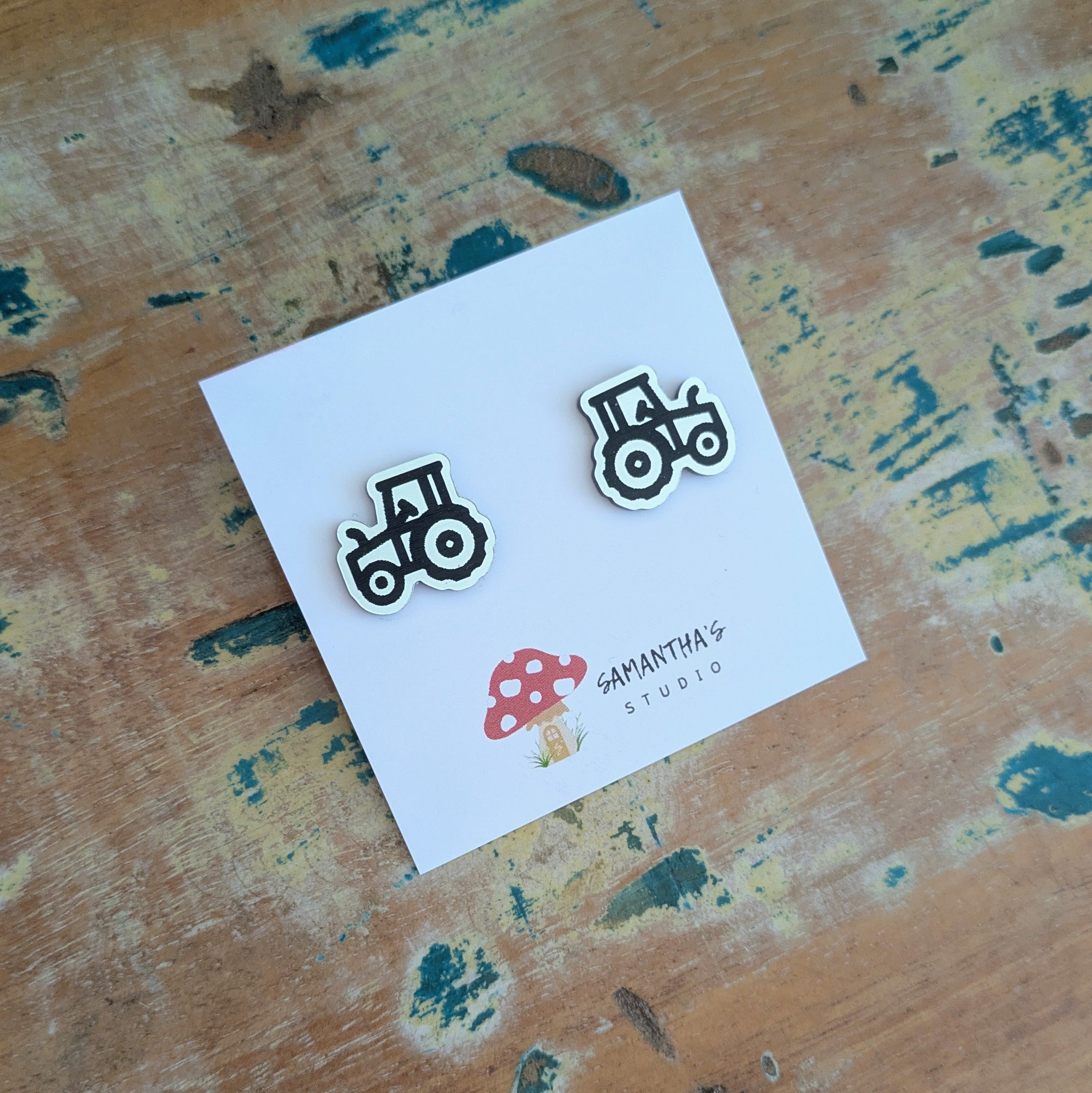 Tractor Stud Earrings