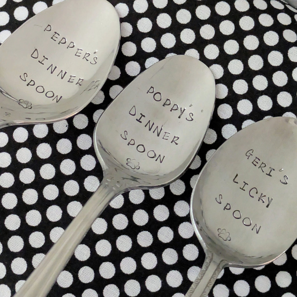 Custom Dog's Dinner Spoon