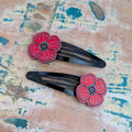 Poppy Hair Clips