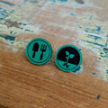 Gardener's Acrylic Stud Earrings