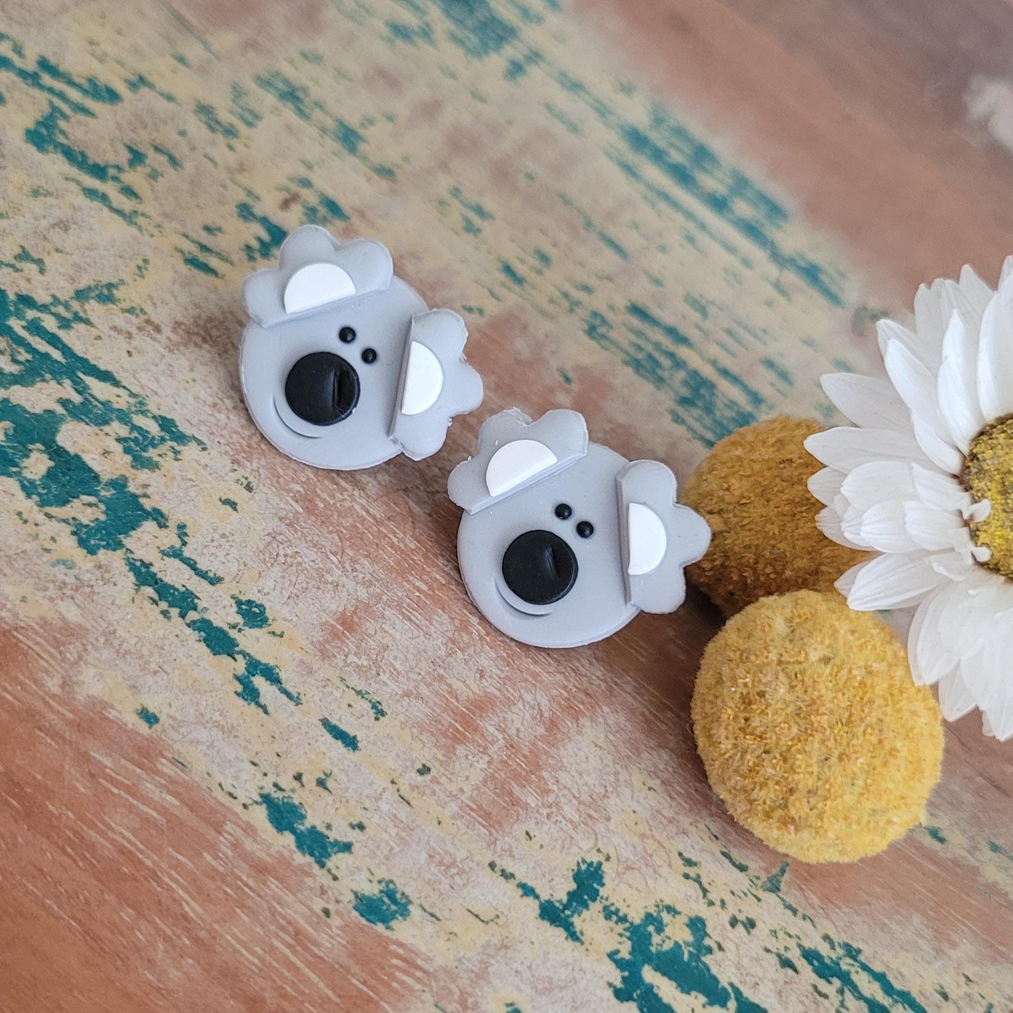 Koala stud earrings, Australian stud earrings