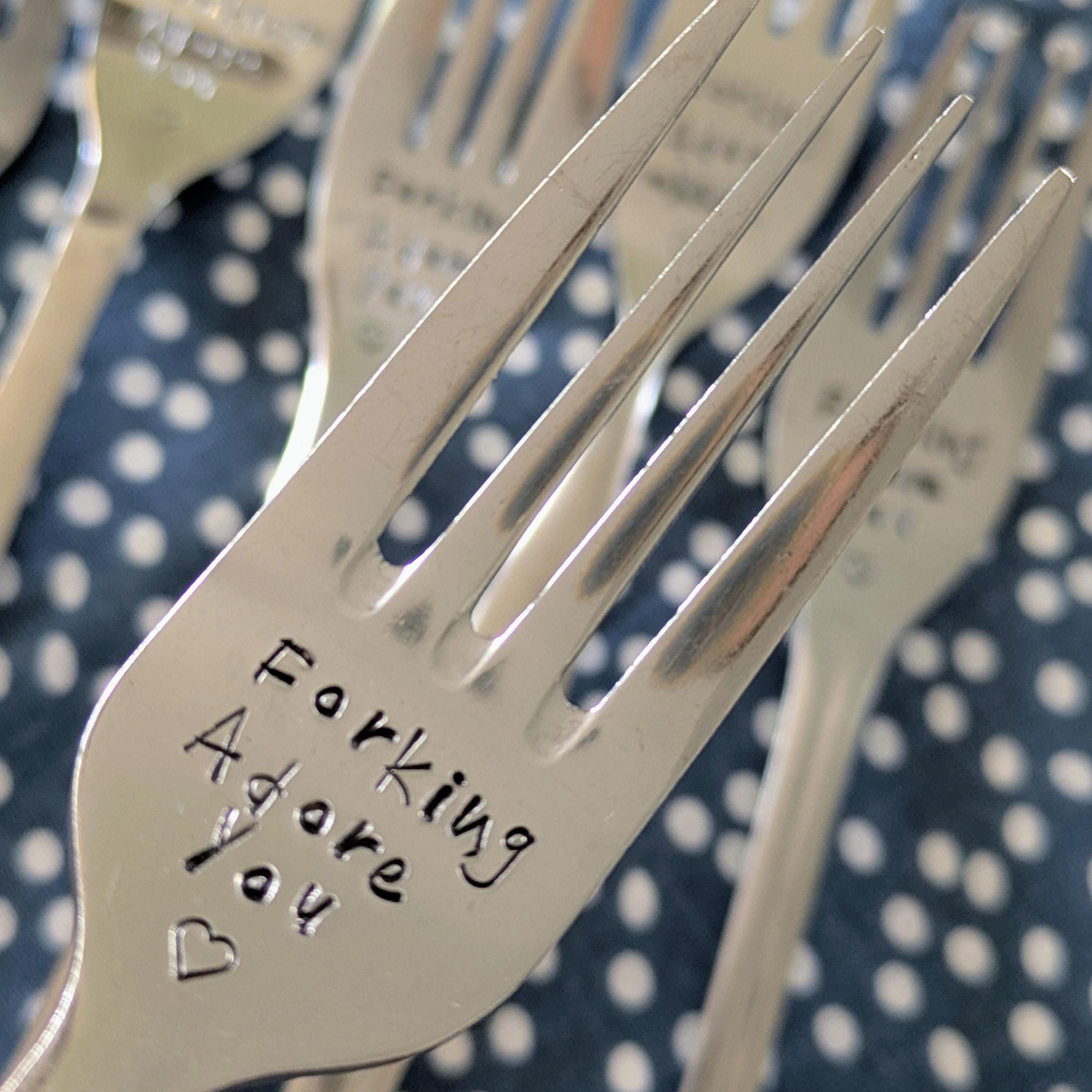 Forking Adore You - Quote Cutlery (Fork)