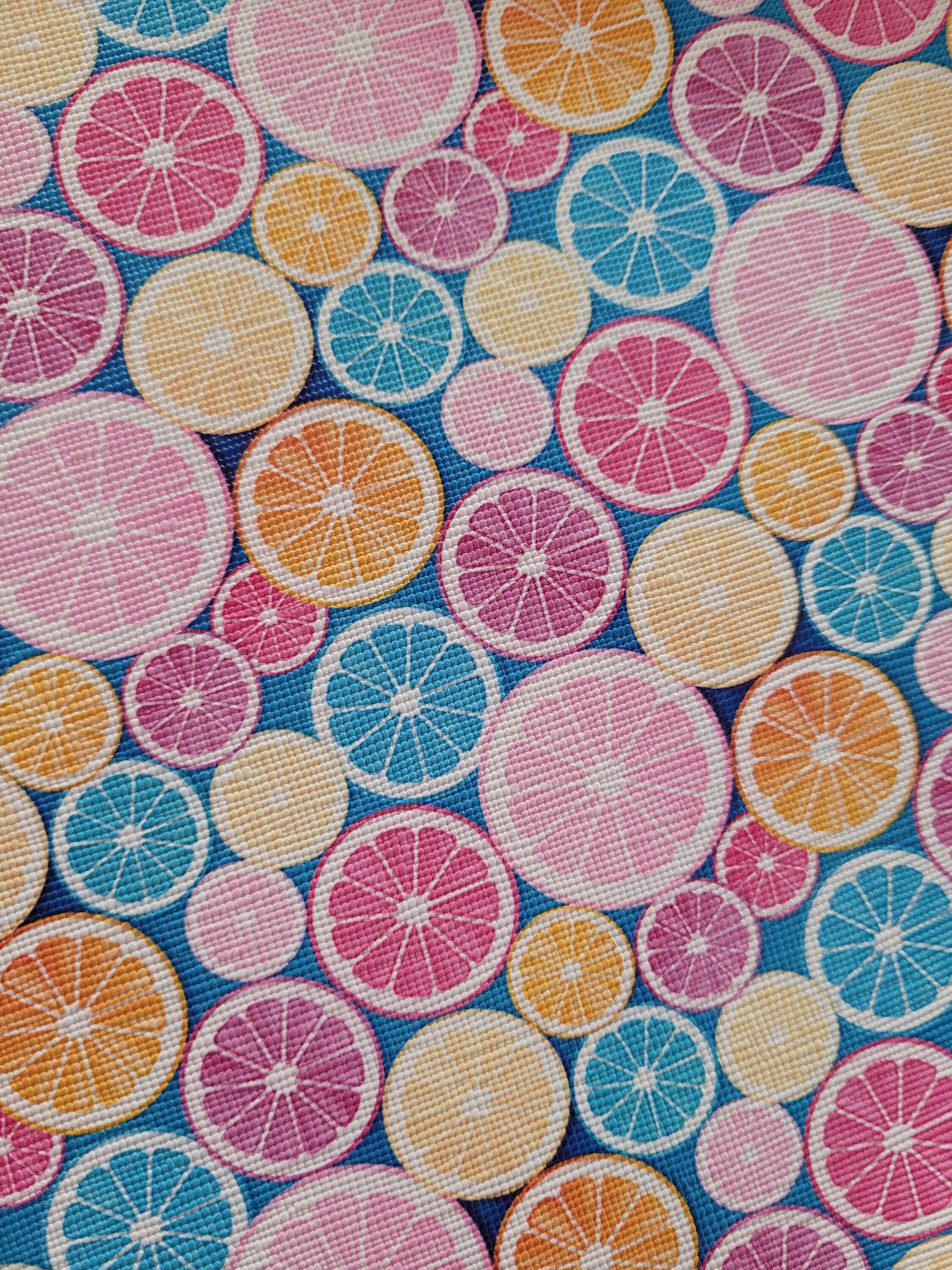 Grapefruit Button stud earrings