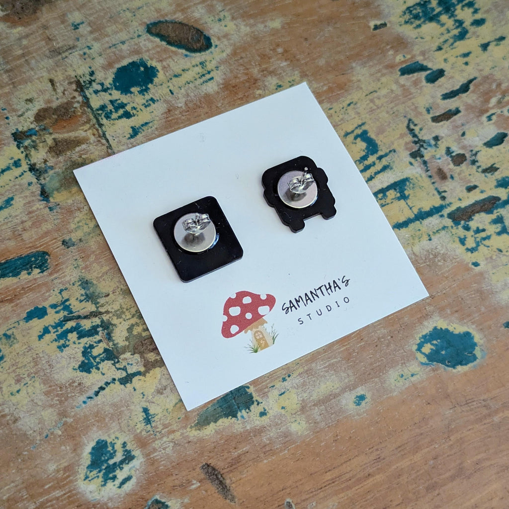 Bus Route Stud Earrings