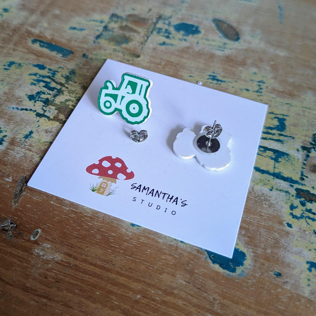Tractor Stud Earrings