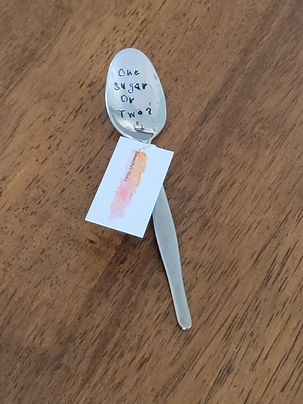 One Sugar Or Two - Quote Cutlery (Spoon)