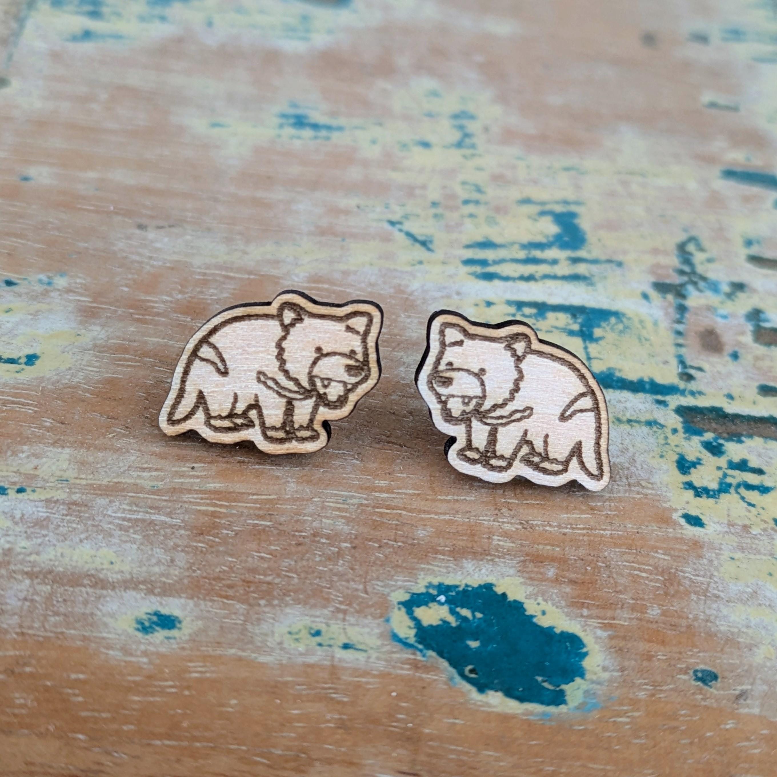 Tassie Devil Stud earrings