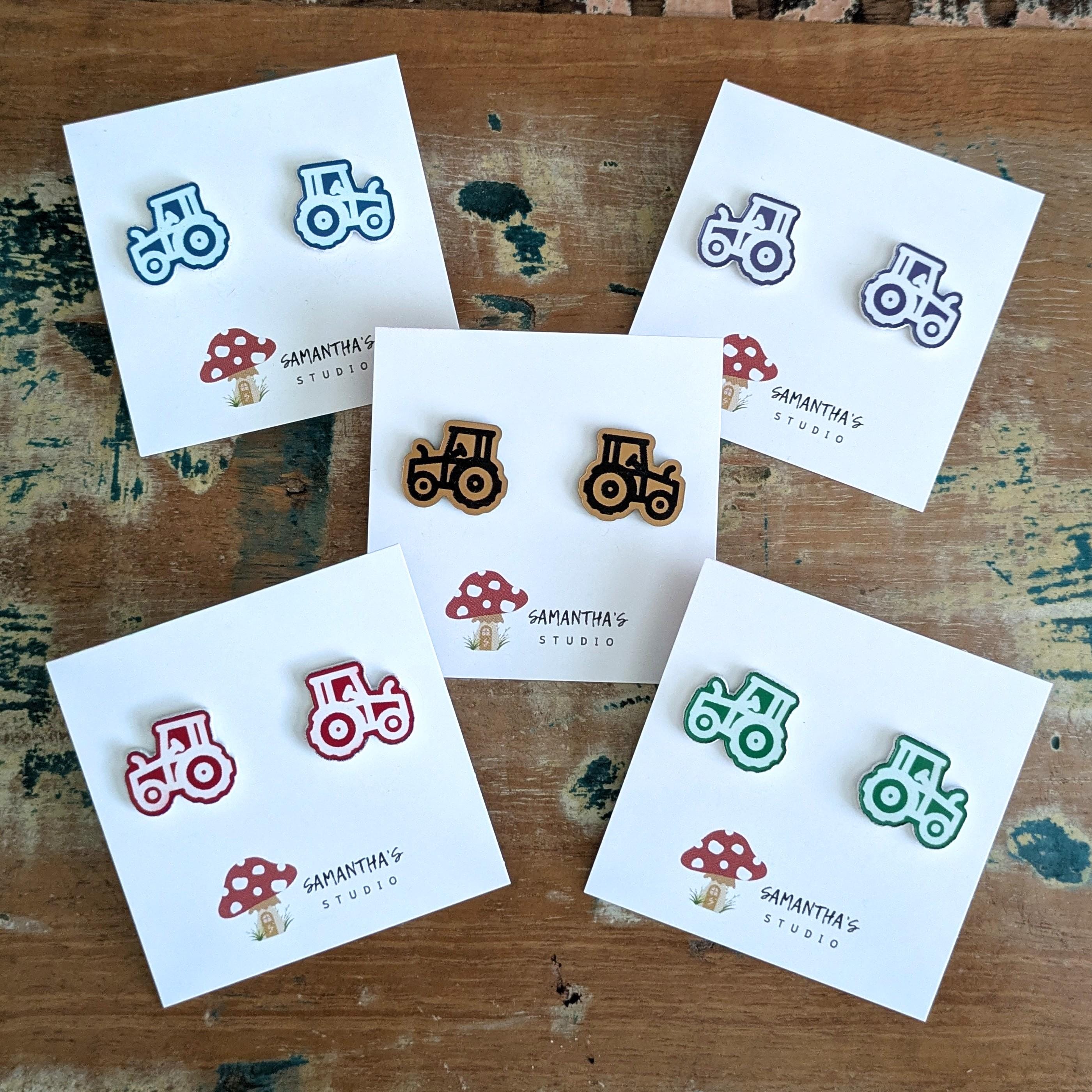 Tractor Stud Earrings