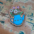 Flower Teapot Brooch