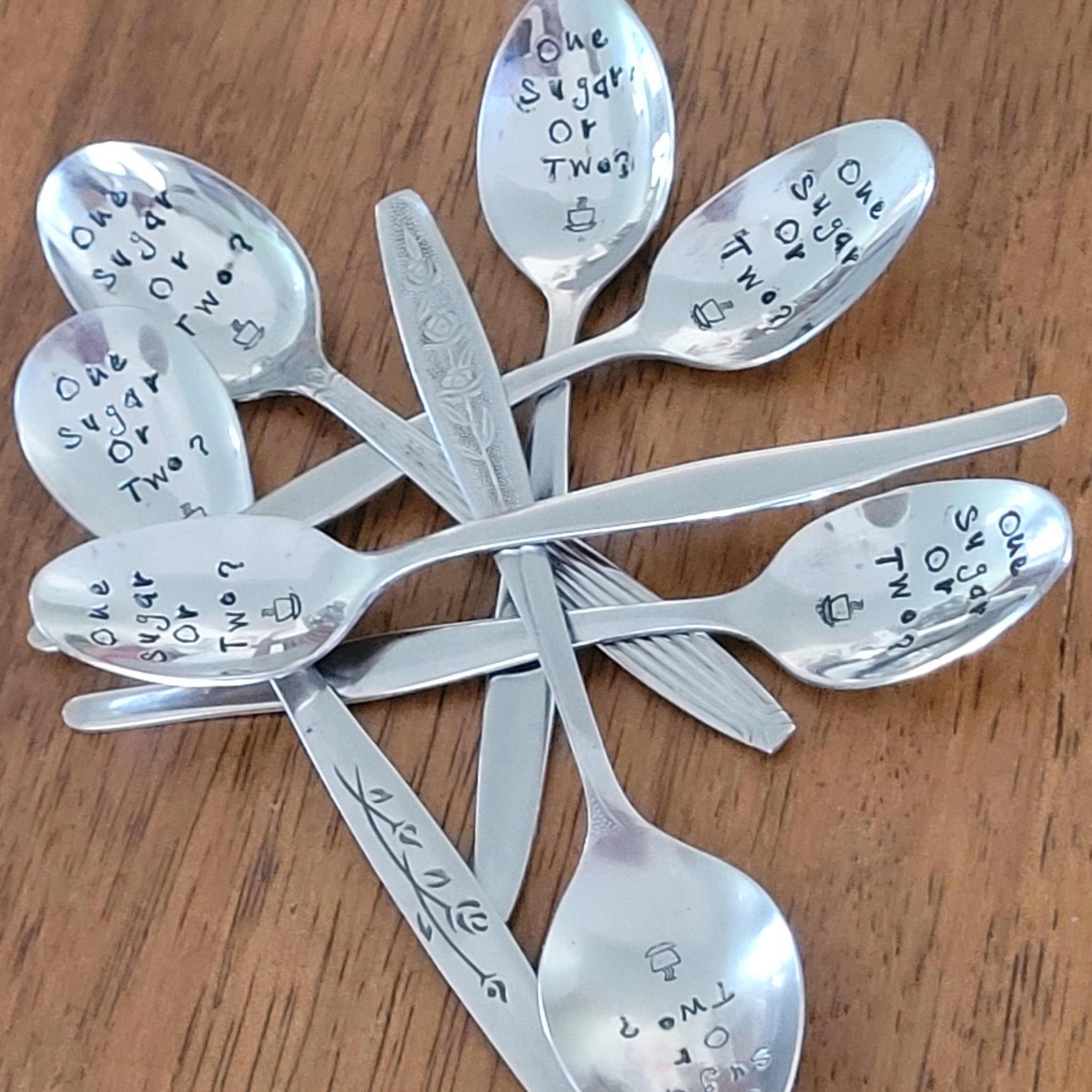 One Sugar Or Two - Quote Cutlery (Spoon)